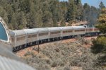 Grand Canyon Railway traveling to the Canyon